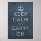 Poster Keep Calm and Carry (Devant)