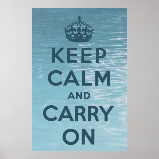 Poster Keep Calm and Carry (Devant)
