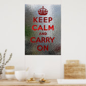 Poster Keep Calm and Carry (Cuisine)