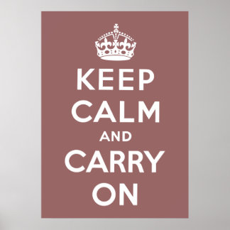 Poster Keep Calm and Carry