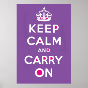 Poster Keep Calm and Carry On