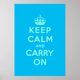 Poster keep calm and carry on