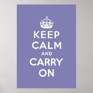 Poster keep calm and carry on original
