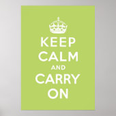 Poster keep calm and carry on original (Devant)