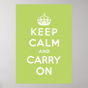 Poster keep calm and carry on original