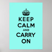 Poster keep calm and carry on Original (Devant)