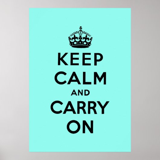 Poster keep calm and carry on Original (Devant)