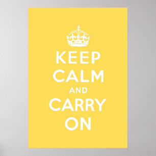 Poster keep calm and carry on Original