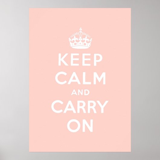 Poster keep calm and carry on original (Devant)