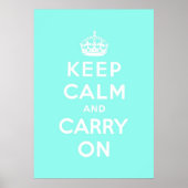 Poster keep calm and carry on original (Devant)