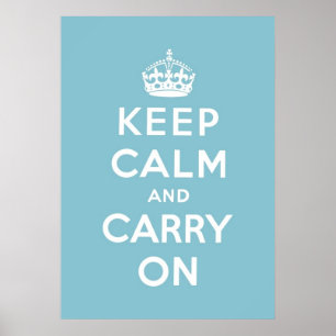 Poster keep calm and carry on original