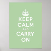 Poster keep calm and carry on original (Devant)