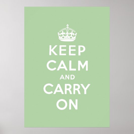 Poster keep calm and carry on original (Devant)