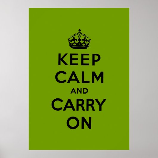 Poster keep calm and carry on original (Devant)