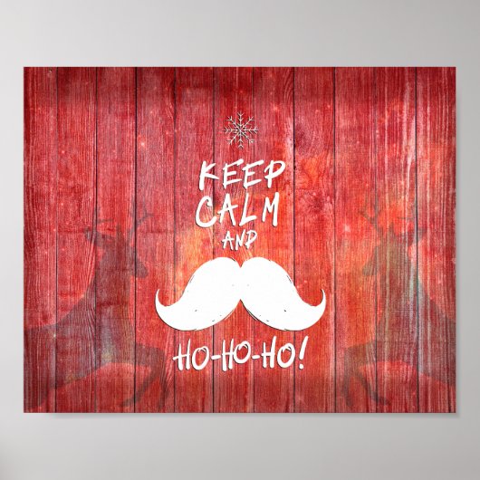 Poster Keep calm and Ho-ho (Devant)