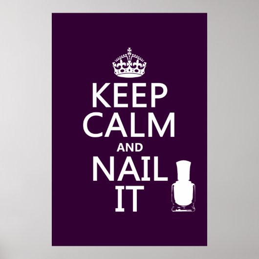 Poster Keep Calm and Nail It (Nail polish) (Devant)