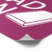 Poster Keep Calm and Read On (Coin)