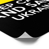 Poster Keep Calm And Save Ukraine Support Ukrainian Peace (Coin)