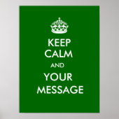 Poster Keep Calm CustomizeABLEs (Devant)