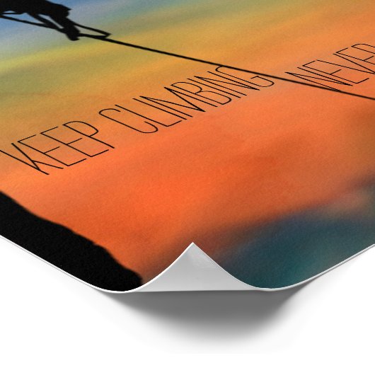 Poster "Keep Escalade" & "Never abandonnez" (Coin)