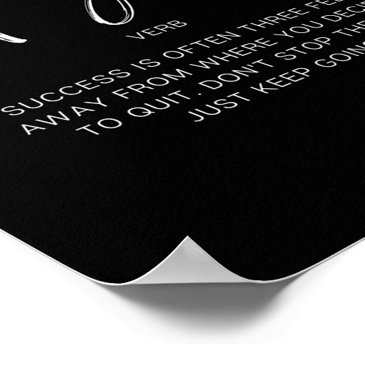 Poster Keep Going (Coin)