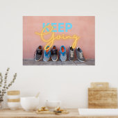 Poster Keep Going Workout Goals Motivational (Cuisine)