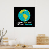 Poster Keep The Earth Clean (Cuisine)