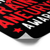 Poster Keep The Fight Brain Aneurysm Aneurysm Awareness  (Coin)