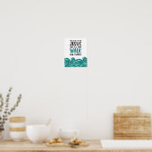 Poster Keep Your Eyes on Jesus (Cuisine)