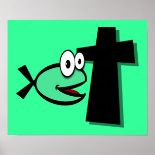 Poster Keep Your Eyes on the Cross