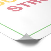 Poster KEEP YOUR FAITH STRONG Spiritual Transformation (Coin)