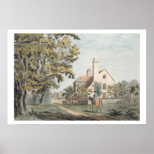 Poster Keepers House in Richmond Park, 1757 (stylo, encre