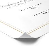 Poster Keepsar Elegant cadre nikkah contrats (Coin)