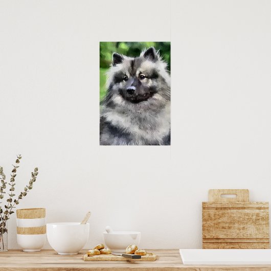 Poster Keeshond Cadeaux Imprimeries d'art (Cuisine)