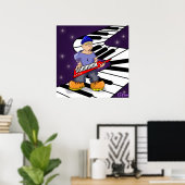 Poster "Keez" - door Kev Moore (Thuiskantoor)