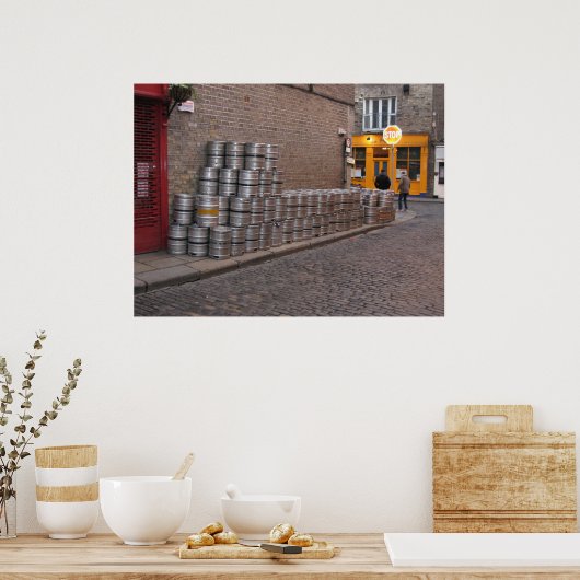 Poster Kegs de Dublin (Cuisine)