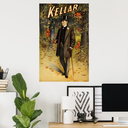 Poster Kellar dans les bois avec des démons (Bureau à domicile)