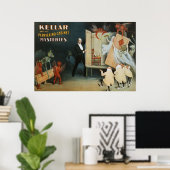 Poster Kellar et son cabinet perplexe mystères (Bureau à domicile)