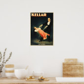 Poster KELLAR Le Magicien Lévitation Trick Performance (Cuisine)