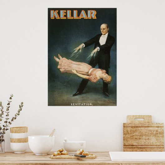 Poster Kellar Levitation (Cuisine)