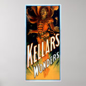 Poster Kellar's Wonders habillés comme Devil Magic (Devant)