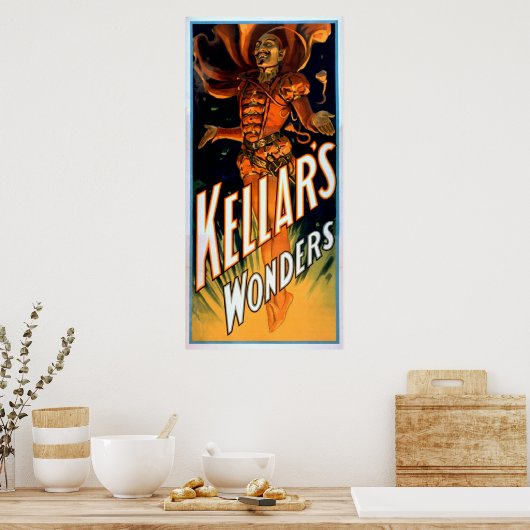 Poster Kellar's Wonders habillés comme Devil Magic (Cuisine)