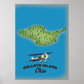 Poster Kelleys Island Ohio (Devant)