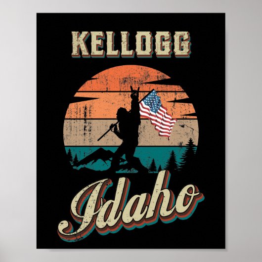 Poster Kellogg Idaho (Devant)