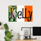 Poster Kelly Celtic Dragon Imprimer (Bureau à domicile)