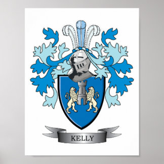 Poster Kelly Family Crest