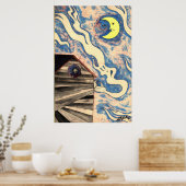 Poster Ken Gage 1992 Moontrap Fine Art (Cuisine)