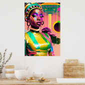Poster Ken Gage Afrofuturisme One Science Fiction Pop (Cuisine)