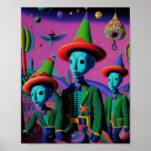 Poster Ken Gage Fiesta Psychedélique