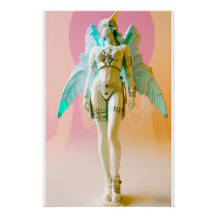Poster Ken Gage Futur Parfait Vaporwave Angel